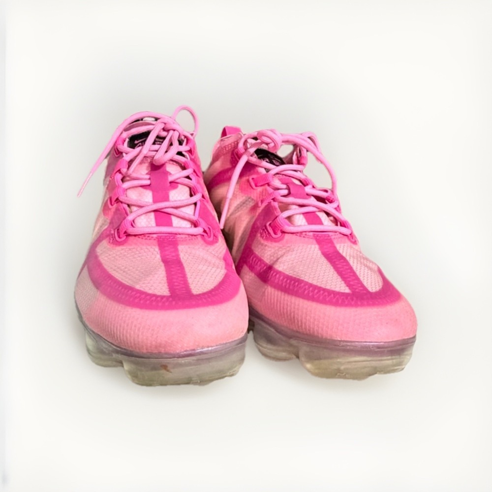 Nike Air VaporMax 2019 Pink Womens Running Shoes Size 9 (EU 40.5) Sneakers - Picture 7 of 10